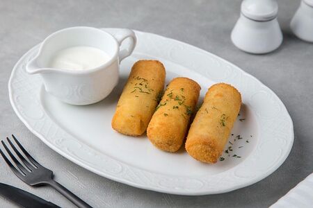 Блины хрустящие с телятиной