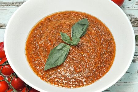 Гаспачо с печеным перцем