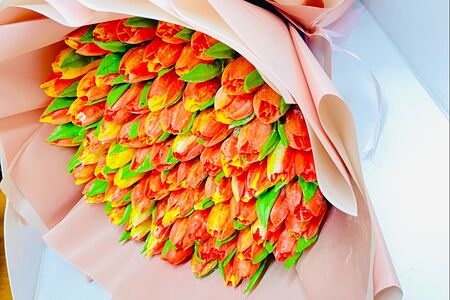 Букет зефирный Тюльпаны