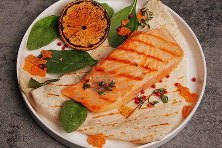 Лосось гриль