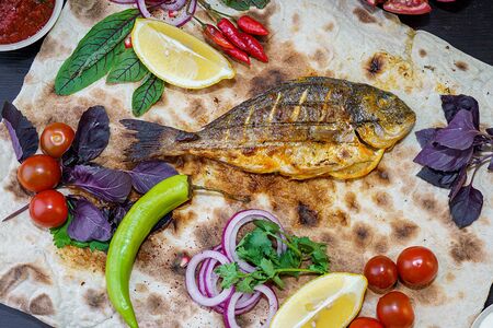 Дорадо на углях