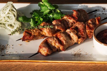 Шашлык из куриного бедра