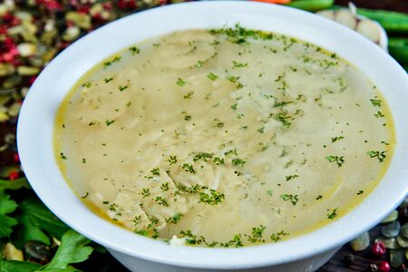 Куриная лапша