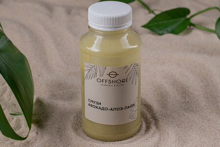 Смузи Aвокадо алоэ лайм