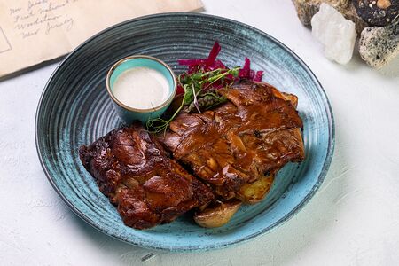 Свиные ребрышки BBQ