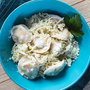 Пельмени Сибирские со сливками