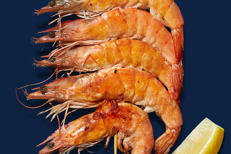 Шашлычок из королевских креветок