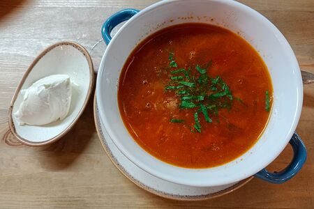 Борщ с говядиной