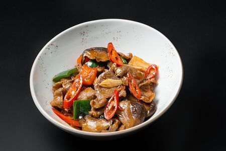 Баранина в остром соусе