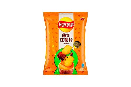 Чипсы lays из батата со вкусом Черного сахара