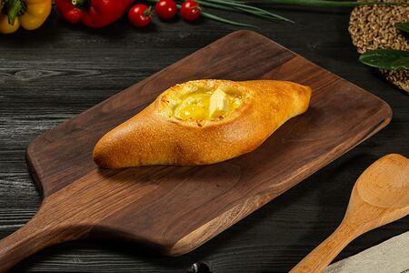 Маленький кавказец мини-хачапури лодочка