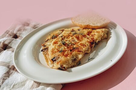 Омлет Ветчина, сыр, грибы