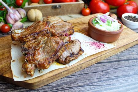 Свиные ребра на кеци