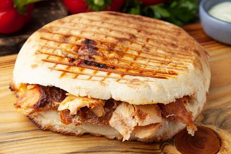 Шаурма в лепёшке