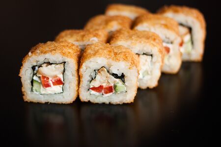 Темпура ролл с курицей