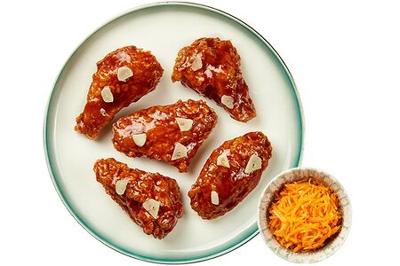 Крылья в медово-чесночном соусе