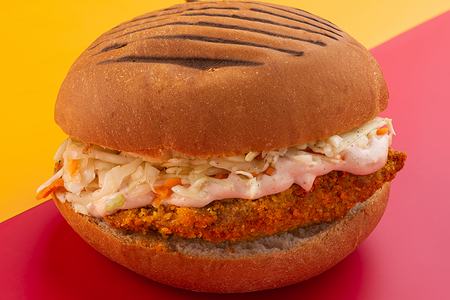 Гамбургер с куриной грудкой