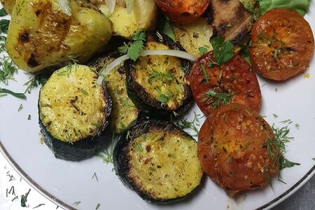 Ассорти овощей на углях