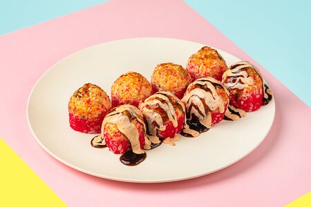 Угорь с соусом гуакамоле