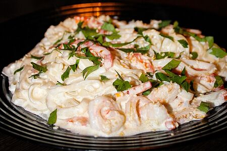 Удон с морепродуктами