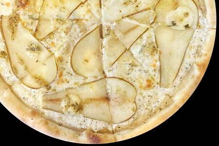 Пицца с грушей и горгонзолой