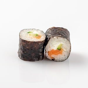 Мини-ролл с лососем