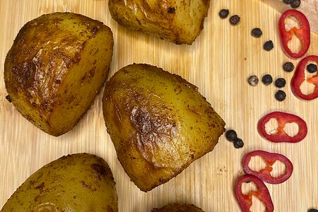 Картофель на мангале