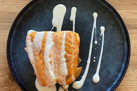 Стейк из семги