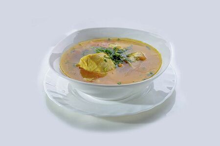 Суп куриный с лапшой