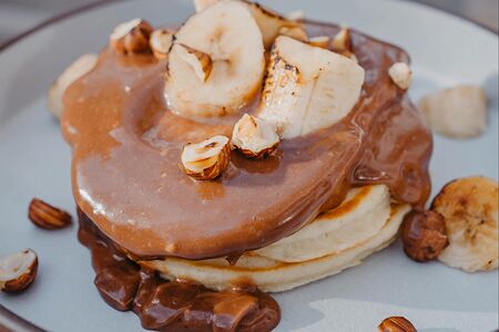 Банановые панкейки