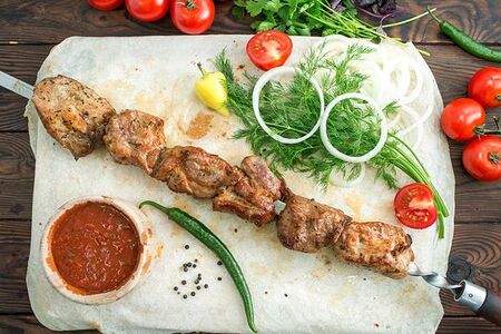 Шашлык из свиной шейки