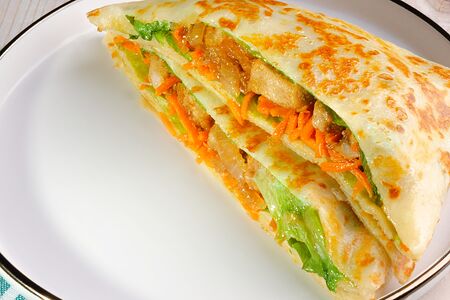 Блин со свининой