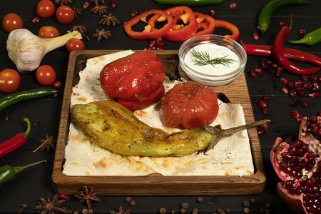 Овощи на мангале