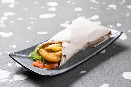 Гирос с креветкой