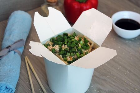 Вок Свинина в сливках