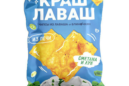 Чипсы Краш Лаваш Сметана-лук