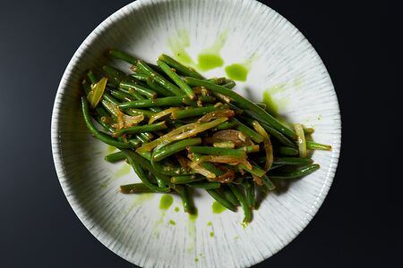 Соте из стручковой фасоли