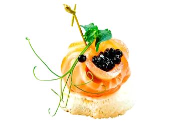 Канапе с лососем