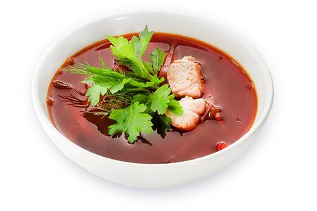 Борщ с говядиной