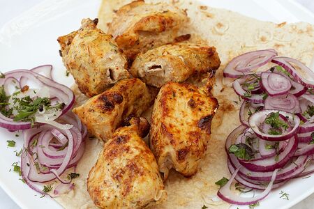 Шашлык из куриной грудки