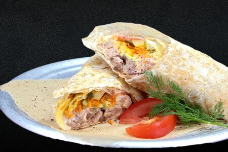 Шаурма со свининой