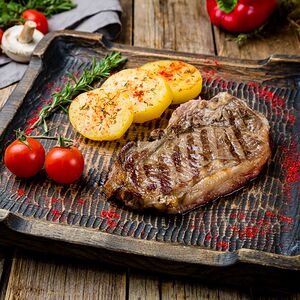 Стейк по-хански