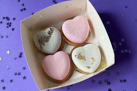 Муссовые сердечки Ассорти