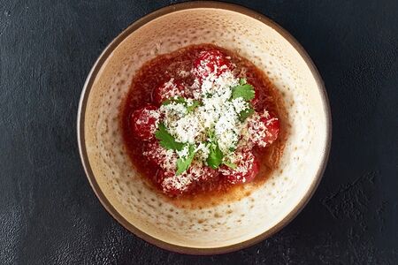 Томаты кимчи и копченый сыр