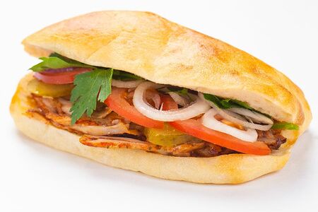 Шаурма в лепешке