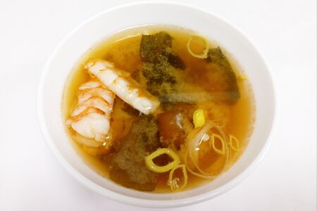 Суп Мисо с креветками