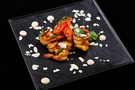 Креветки на гриле