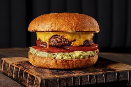 Бургер с растительной котлетой Hi