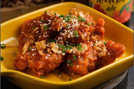 Чикен поп в соусе BBQ