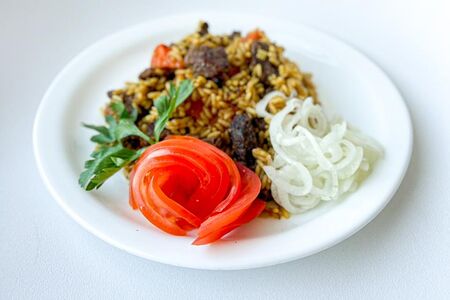 Плов с говядины